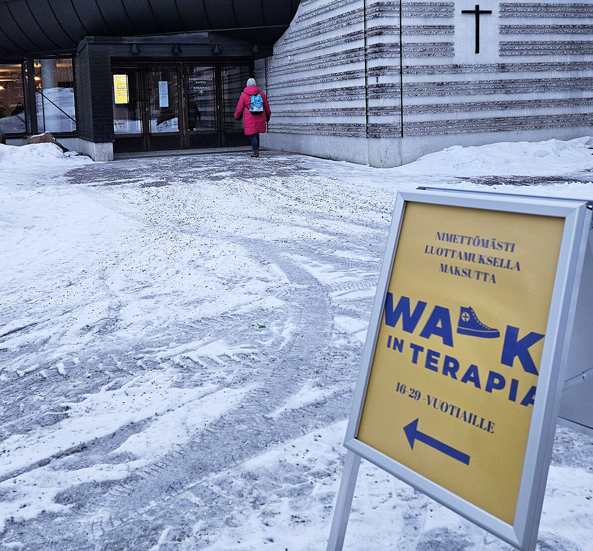 Walk in terapia laajenee linnanmaalle rauhan tervehdys